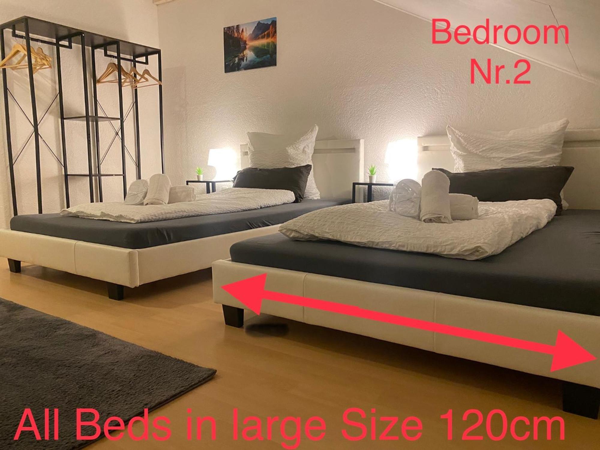 באד פרידריכסהל Deluxe Business Suite Mit Netflix Premium & Parkplatz, Zentral Zu Audi & Schwarz Gruppe With 2 Bedrooms מראה חיצוני תמונה